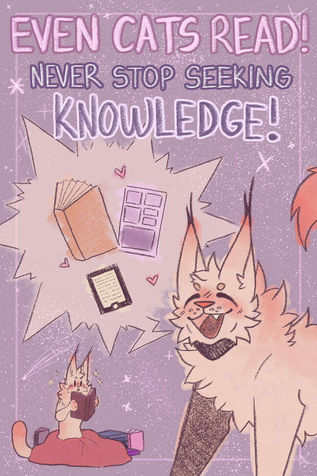 Never stop seeking knowledge!
